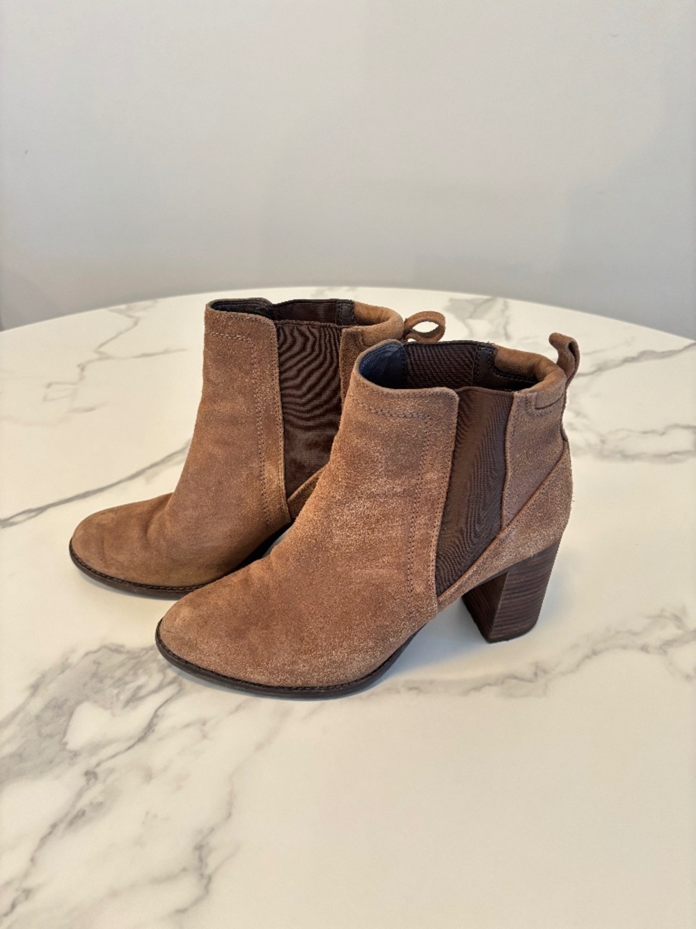 Franco Sarto Odette Boots Brown Suede Size 8
